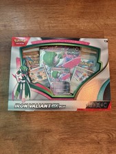 New Sealed Pokemon TCG Iron Valiant ex Box Factory Sealed  w/4 Booster Packs