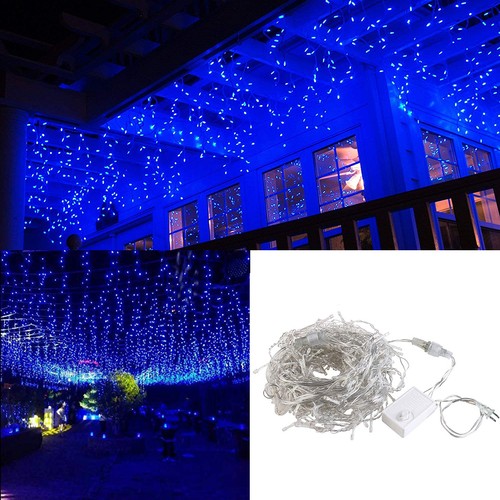13~130ft Curtain Icicle Lights Wedding Party LED Fairy Christmas Indoor Outdoor - Picture 10 of 22