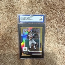 2022 Panini Donruss Randy Moss #111 Premium Press Proof ISA 10 Vikings NFL