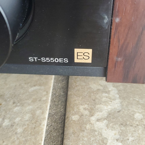 SONY ST-S550ES AM/FM Tuner w/Rosewood wood Sides - Picture 6 of 10