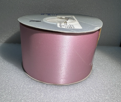 Perno de cinta de satén rosa 50 yardas dice lavanda sin embargo veo rosa NUEVO J14D37) - Imagen 5 de 6