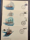 Australian Antarctic Territory FDC 1979 Ships In The Antarctic. 4 Different
