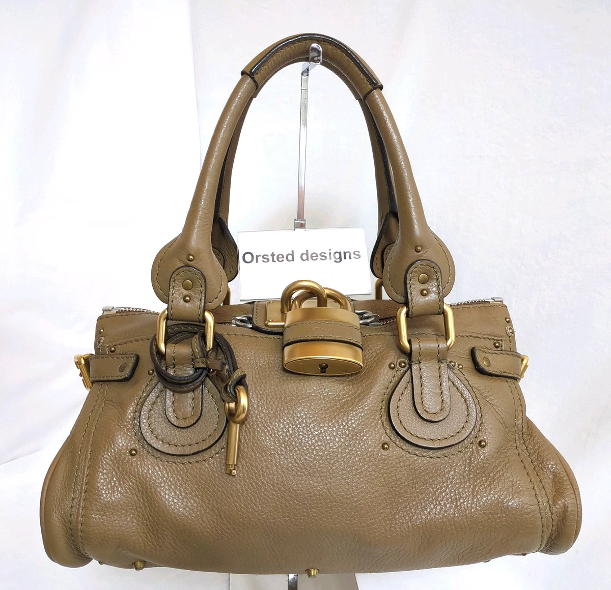 Chloé Paddington Mini Leather Exterior Bags & Handbags for Women