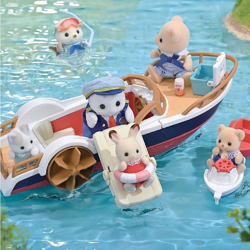 PRE-ORDER Sylvanian Families Captain Seal's Boat set / Calico Critters - New - Picture 9 of 9