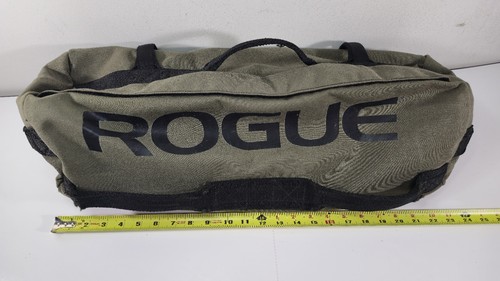 Vintage Rogue Fitness 24" Green Training Bag with x1 Sand Container - Picture 3 of 15