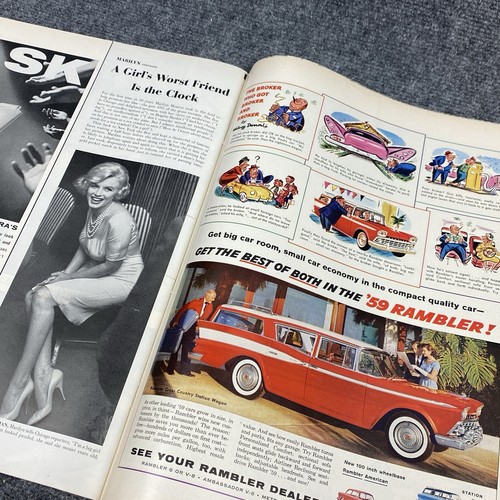 LIFE Magazine Vintage April 20, 1959 Marilyn Monroe "Some Like It Hot" Movie B - Picture 6 of 10