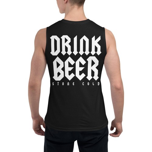 Camiseta Stone Cold Steve Austin Drink Beer F Fear sin mangas muscular - Imagen 3 de 8