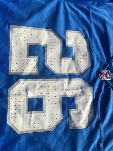 Men’s Large Jahmyr Gibbs Detroit Lions Nike NFL Game Jersey #26 - Loose Fit - Picture 9 of 16