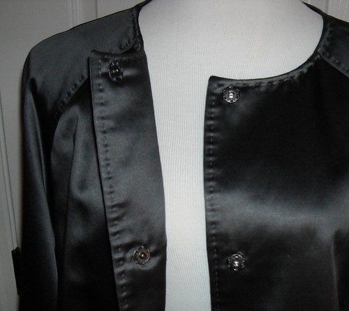 NWT Alberta Ferretti Women's Jacket Size 40 Color Dark Gray Made in Italy $2495 - Picture 5 of 16