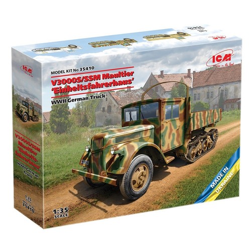 ICM 35410 Scale 1:35 V3000S/SSM Maultier ‘Einheitsfahrerhaus’ WWII German Truck - Picture 1 of 14