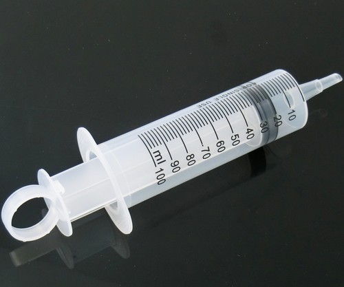 5 Stck. 100 ml Kunststoffspritze Injektor Labor Flüssigkeitsabgabe hypodermisch steril - Bild 4 von 4