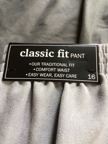 Alfred Dunner Women’s Northern Lights Silver Classic Fit Pants Size 16 NwT - Picture 7 of 8