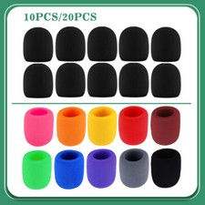 10/20PCS Handheld Stage Microphone Windscreen Foam Mic Cover Karaoke DJ Party