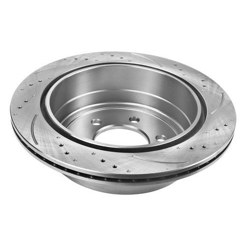 Rear Drilled Rotors Ceramic Brake Pads for 2004-2008 Ford F-150 Lincoln Mark LT - Picture 14 of 18