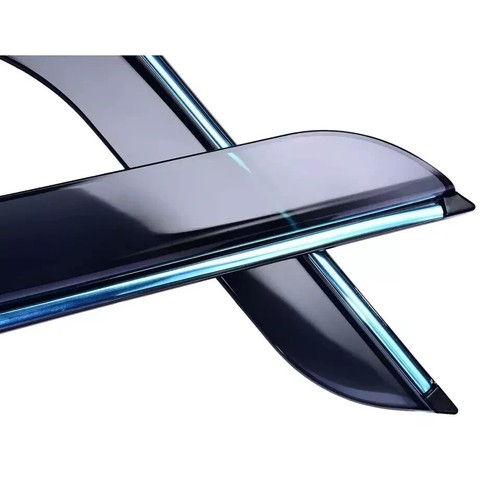 Car Door Visor Rain Guard with Chrome Liner Protected Weather Protection - 第 74/116 張圖片