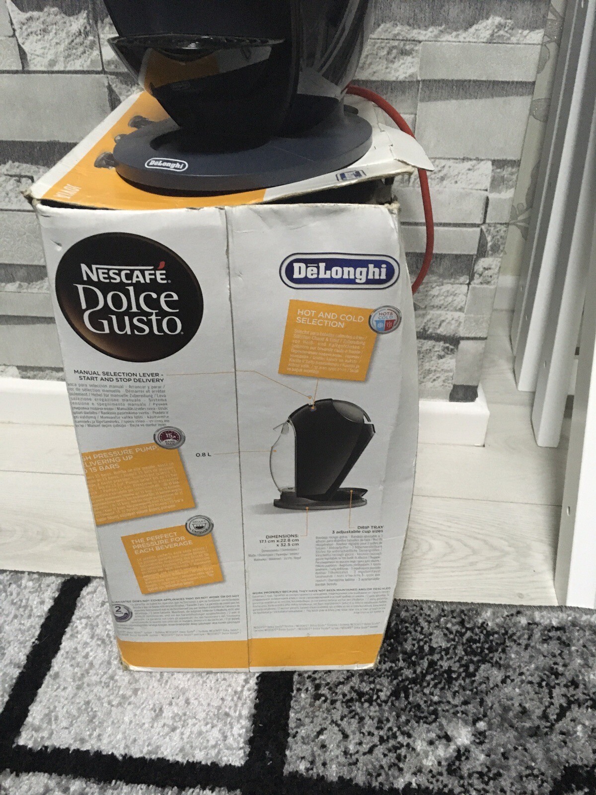 DeLonghi Nescafe Dolce Gusto Jovia Coffee Machine Pod Working With