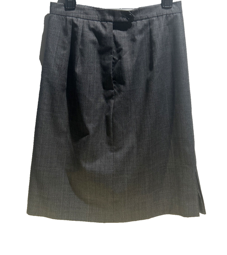 Ragalia Women Pinstripe Button A-Line Skirt Dress 2 Pcs Suit Sz 12 Made in USA - Picture 4 of 13