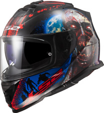 LS2 Helmets Assault I Heart Brains Full Face Motorcycle Helmet W/ SunShield