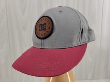 DC Quality Goods Yupoong Gray Flat Bill Boarding Snapback Patch Surf