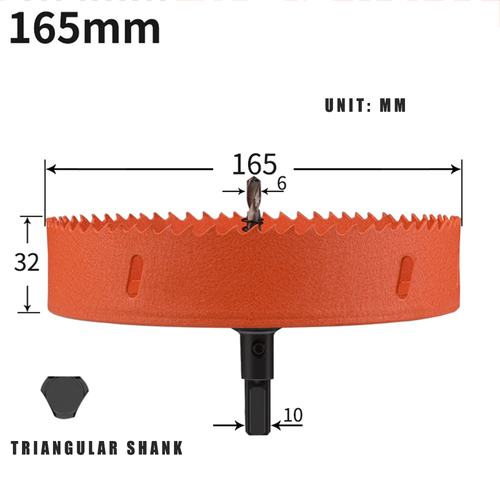 Bi metal Hole Saw 16 mm-250 mm Drill Bit Arbor Pilot Hole Saw Metal Wood Plastic - Picture 55 of 67
