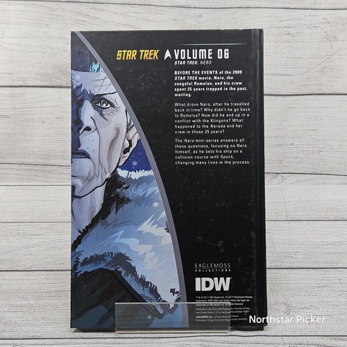 2017 Star Trek Graphic Novel Collection Hardback Book Vol. 6 - Nero - Picture 4 of 4
