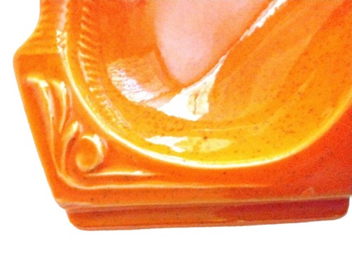 California Pottery Lazy Susan Dish Replacement Atomic Orange - Picture 3 of 15