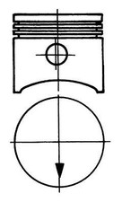 Piston Fits Ford Capri Consul Cortina Escort Granada KOLBENSCHMIDT 90606620