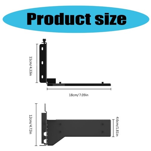 Elegant PCIe 4.0 Vertical Graphics Card Mounting Holder for Enthusiasts - Afbeelding 8 van 8