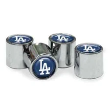 Brand New MLB Los Angeles Dodgers Wincraft  Car Tire Valve Stem Covers Set Of 4