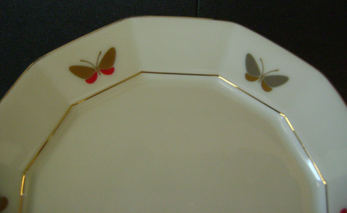 HANAE MORI GESCHIRR Schmetterlinge BROTTELLER 12-seitig Knoteneck Form 6" Zoll - Bild 4 von 7