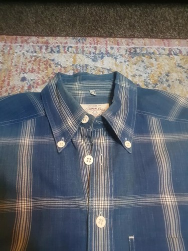 Rara camicia vintage anni 90~ GIORGIO ARMANI JEANS~ a quadri taglia small Italia - Foto 4 di 15