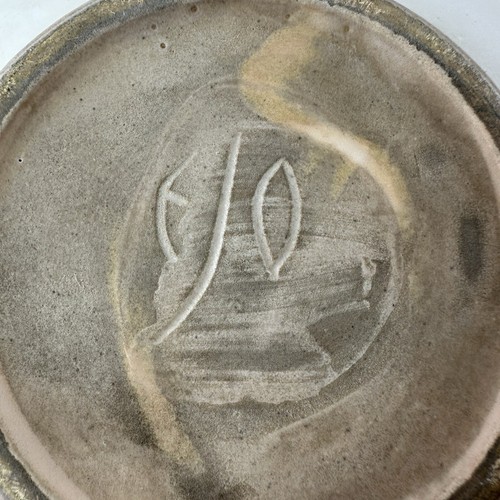 Posacenere Einar Johansen EJO ceramica metà secolo testurizzato Blue Lamb Bowl Danimarca - Foto 4 di 7