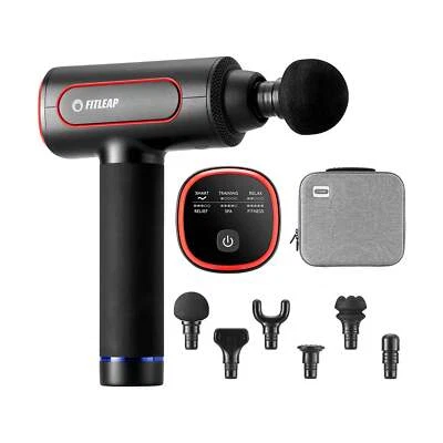 Fitleap Massagepistole, Massage Gun Pro mit 6 Köpfen und 6 Modi, Muskel Massa…