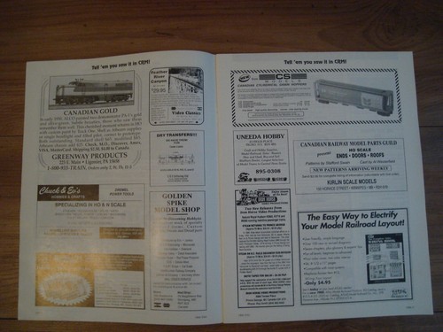 Lot of 3 Canadian Railway Modeller 1992-93 - Picture 3 of 10