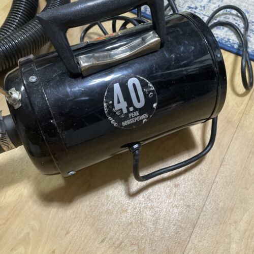 Metro Vacuum B3-CD Air Force Blaster 10 Ampere 4 HP Asciugatrice Auto/Moto Unico Proprietario! - Foto 7 di 9