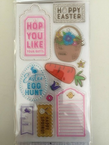 Spring Hop Clear Stamps by Craft Smart 73 Pc 610549 new - Picture 3 of 5