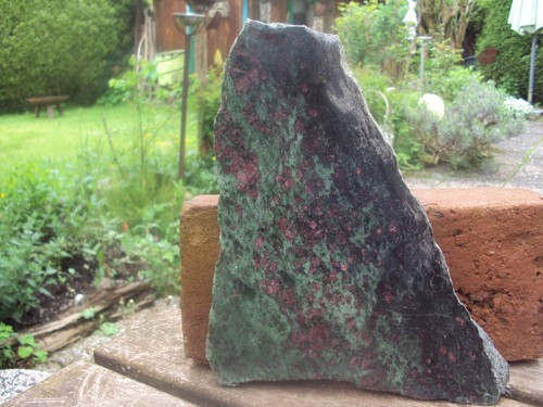 Rartität seltener XL Pyrop Granat Chromdiopsid 1275g garnet geschliffen Norwegen - Bild 14 von 14