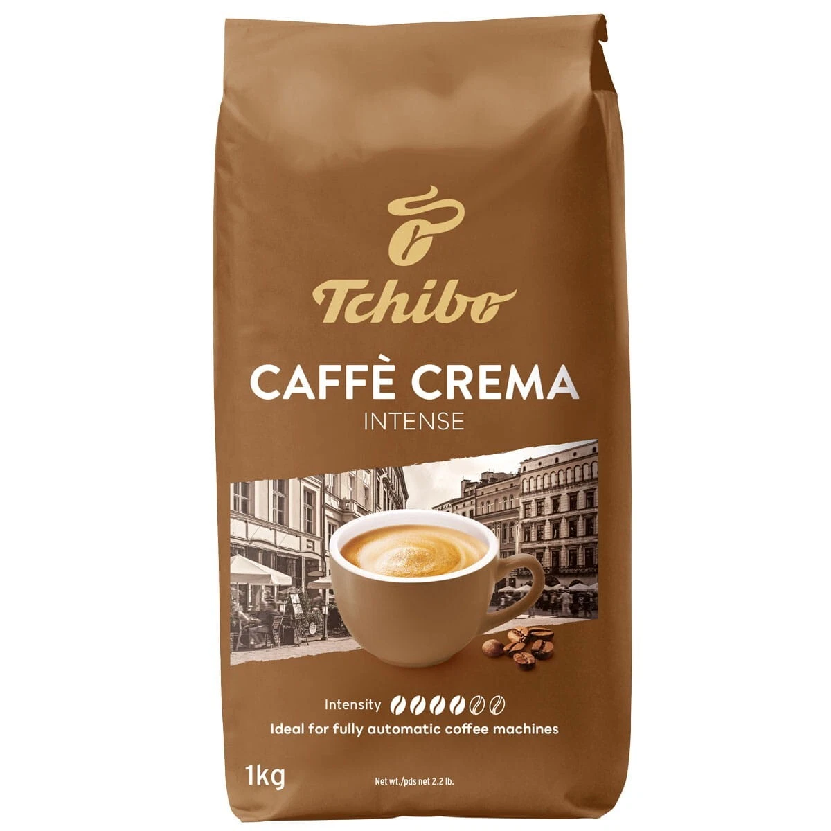TCHIBO Caffe Crema Intense Coffee Beans 1000g / 1kg / 35.3oz