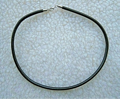 Men's Genuine Top Quality Braided 4mm - 6mm Leather Necklaces w Various Clasps. - Picture 40 of 57