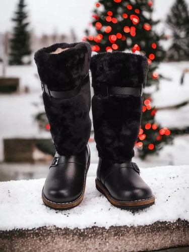New!Winter Yakuts leather boots made of fur original northern burkas Russian - Picture 16 of 23