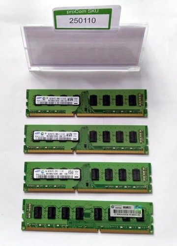 RAM / Arbeitsspeicher / Samsung / M378B5273CH0-CK0 / 4x4 GB 2Rx8 PC3-12800U - Bild 2 von 4