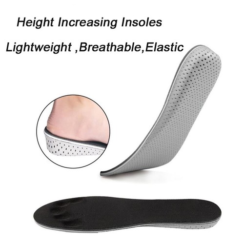 Men Women Invisible Height Increase Insoles Heel Lift Taller Shoe Inserts Pads - Picture 6 of 13