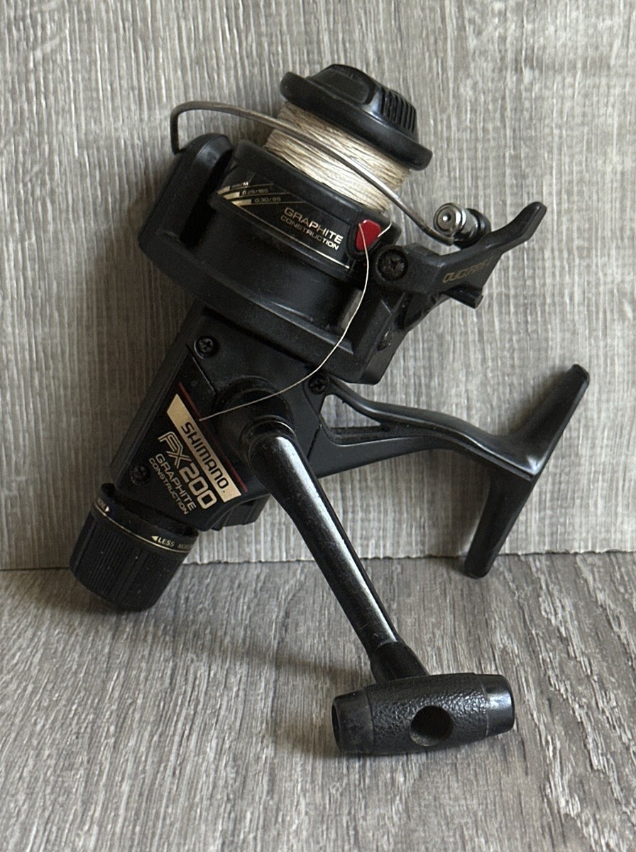 Nice Shimano FX 200 Quick Fire Bail Spinning Reel Made In Japan