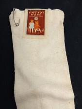 Rare Vintage Burlington Tiny Tot Hose Combed Yarn Infants Children Wool Silk /96