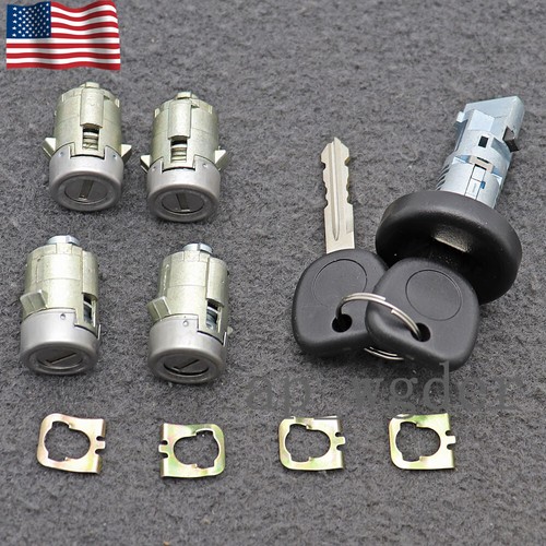 For Chevy Express Van 2010-2014 Ignition & 4 Door Lock Cylinders W/6  Keys - Picture 6 of 12