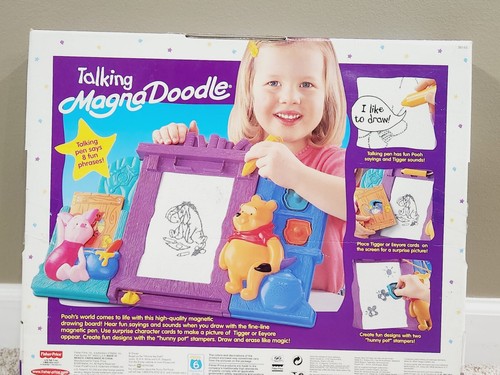 VINTAGE DISNEY WINNIE THE POOH FISHER PRICE TALKING MAGNA DOODLE NIB 1999 - Picture 6 of 12
