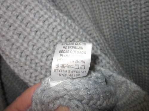 MAGLIONE PULLOVER DONNA PLUS GRIGIO SCOLLO A V, TAGLIA 2X, #178Y - Foto 12 di 12