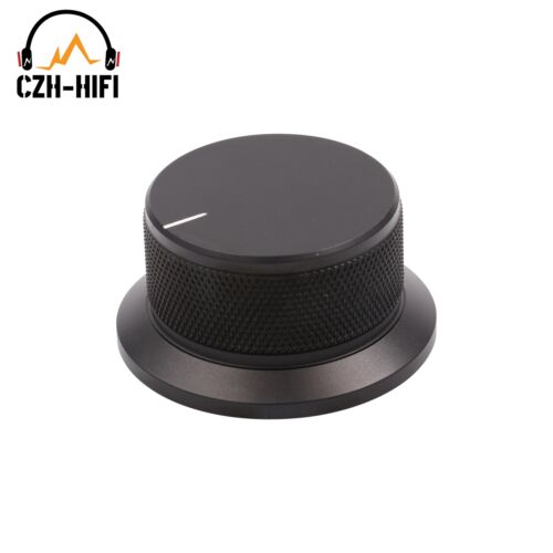 1 pz manopola volume audio 50*25 mm alluminio potenziometro interruttore rotante fai da te - Foto 2 di 5