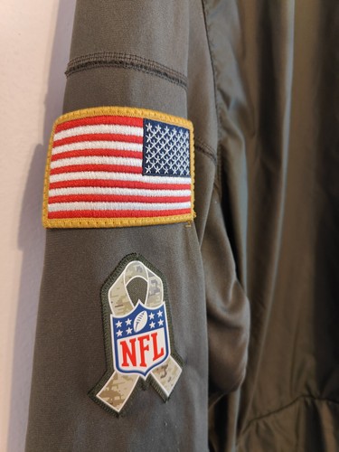Nike Buffalo Bills Salute To Service Hybrid Half Zip Jacket On Field Extra Large - Picture 11 of 24