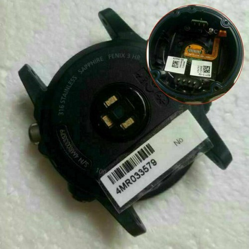 Für Garmin Fenix 3 HR Repair Batterie Deckel Gehäuse Ersatz Back Cover Case - Zdjęcie 2 z 4